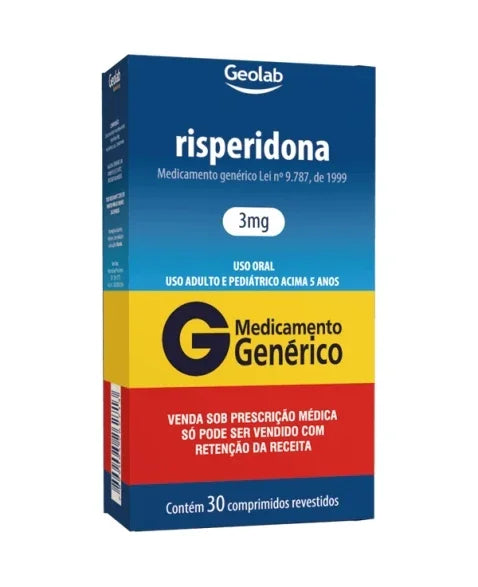 Risperidona 3mg | 30comp - AES LABS