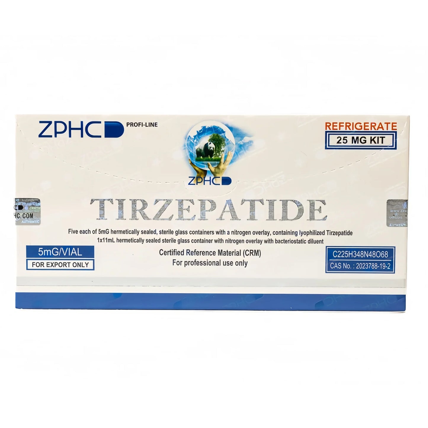 Tirzepatida 25 MG (5VIALx5MG) ZPHC - AES LABS