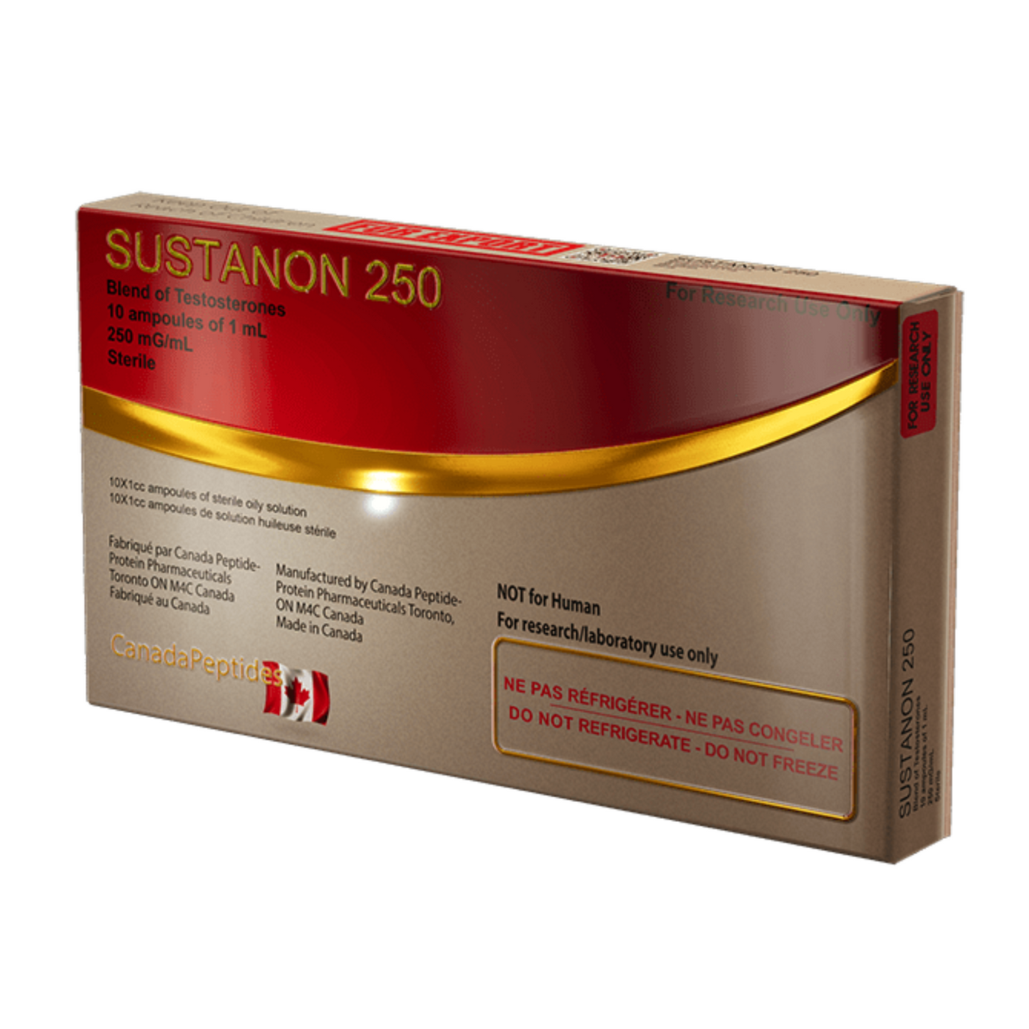 Durateston 250mg 10x 1ml Canadá Bio Labs - AES LABS