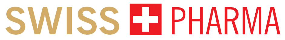 Swiss Pharmaceutical logo representing high-quality, precise pharmaceutical manufacturing and trusted wellness products.