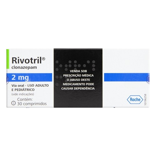 RIVOTRIL COMPRIMIDO 2MG 30CP - AES LABS 