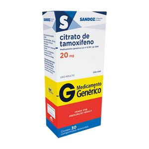 CITRATO TAMOXIFENO 20MG 30CPRS