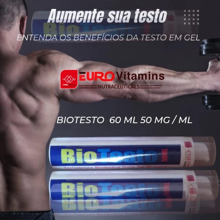 Testosterona em Gel 50mg Eurovitamins