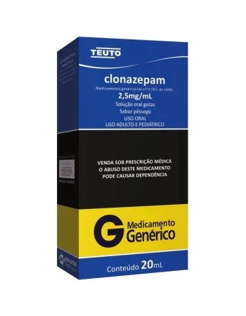 Clonazepam 2,5mg/ml | 20ml - AES LABS
