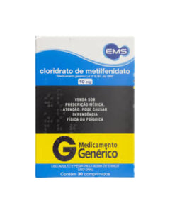 Cloridrato de metilfenidato 10mg | 30comp