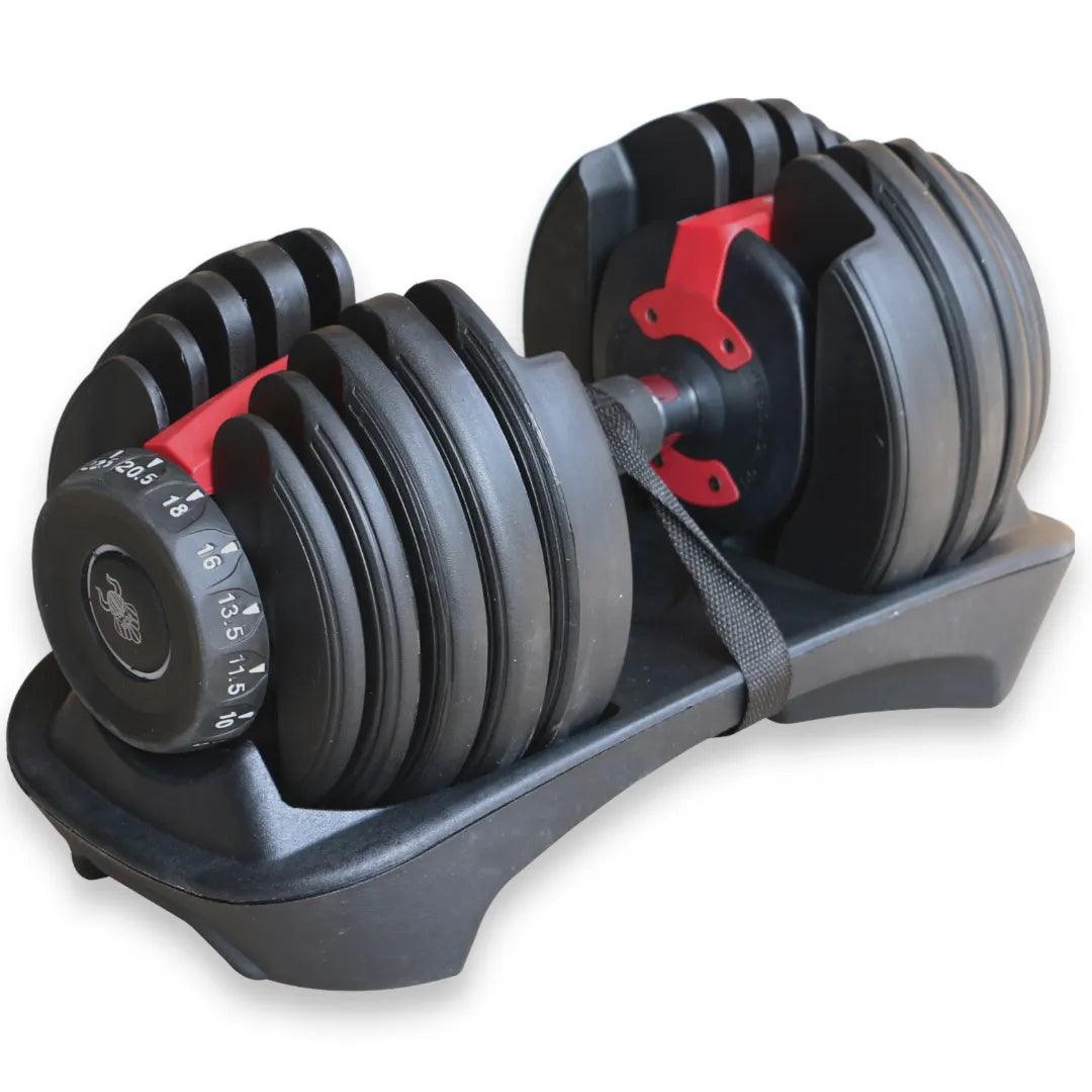 Halter Dumbbell Odin Fit Regulável 2,5 a 24kg - AES LABS