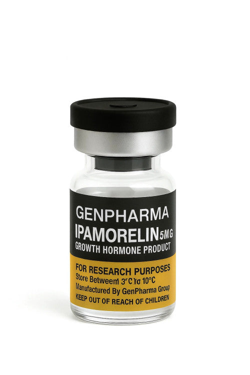 IPAMORELIN 5mg Genpharma + Diluente Perda de Peso e Crescimento Muscular