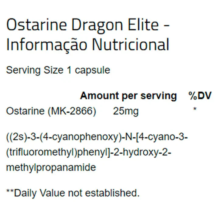 Ostarine + RAD140 - Dragon Elite - AES LABS 