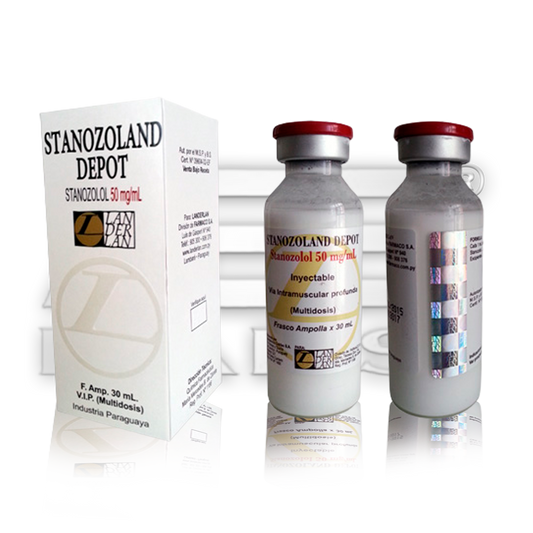 STANOZOLAND DEPOT 30ML STANOZOLOL 50MG  - LANDERLAN - AES LABS 